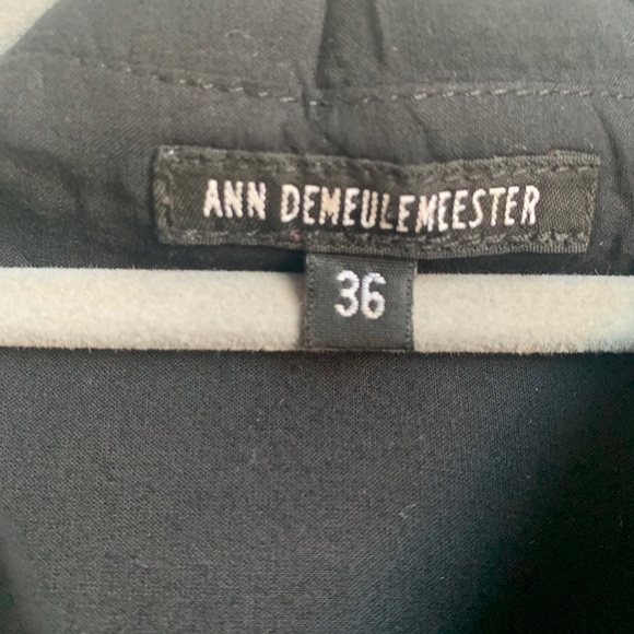 Ann Demeulemeester Black Wrap Dress 36 S - Picture 4 of 5